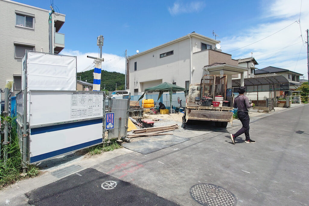 姫路市の外構・エクステリア・造園工事施工例 工事前の様子 にわいろSTYLE 株式会社庭彩