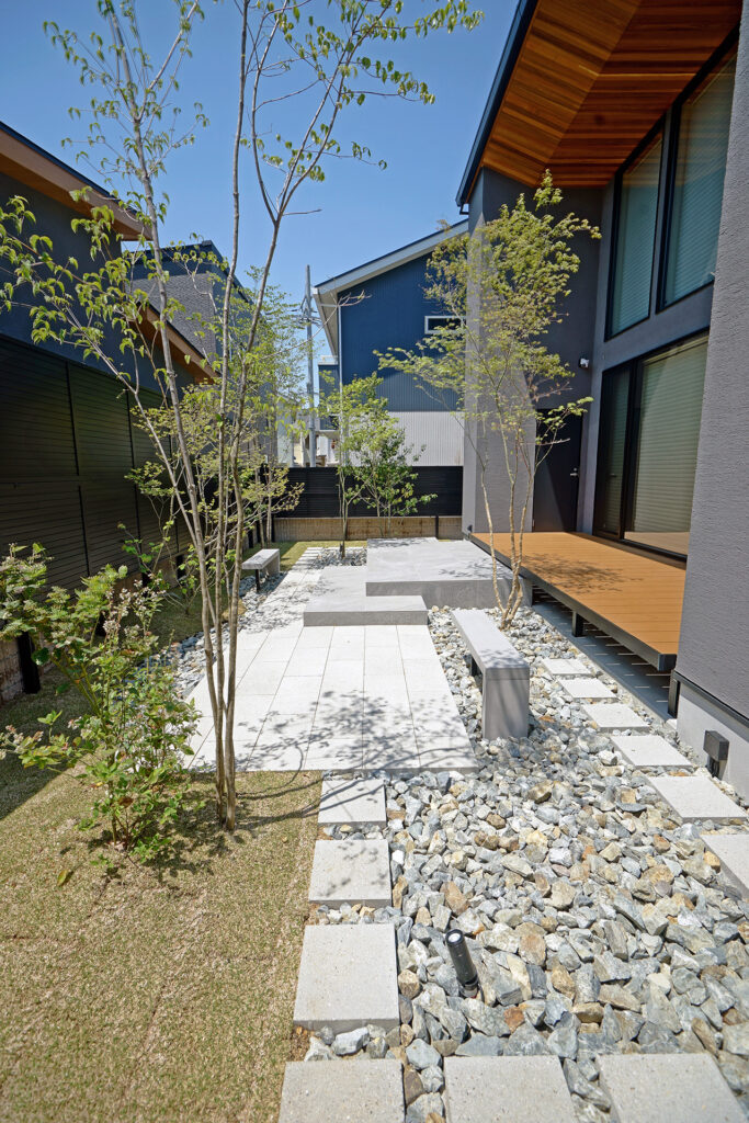 姫路市の外構・エクステリア・造園工事施工例 完成写真 にわいろSTYLE 株式会社庭彩
