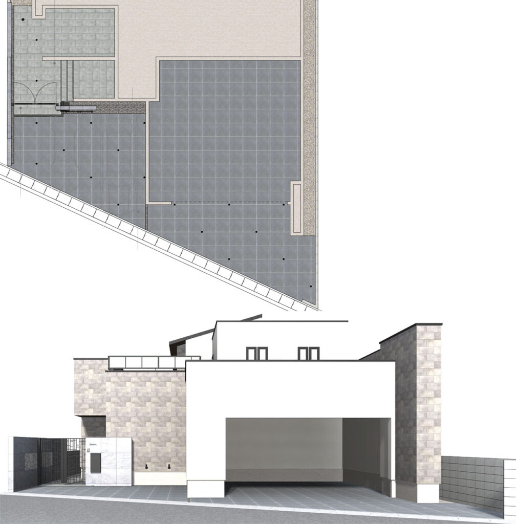 姫路市の外構・エクステリア・造園工事施工例 設計図面 にわいろSTYLE 株式会社庭彩