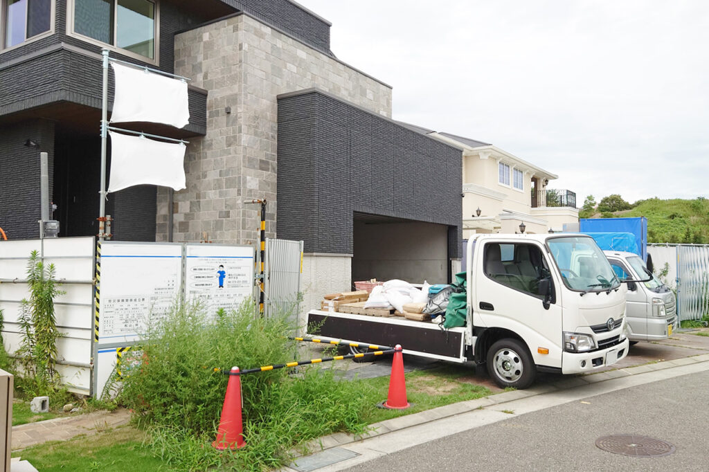 姫路市の外構・エクステリア・造園工事施工例 工事前の写真 にわいろSTYLE 株式会社庭彩